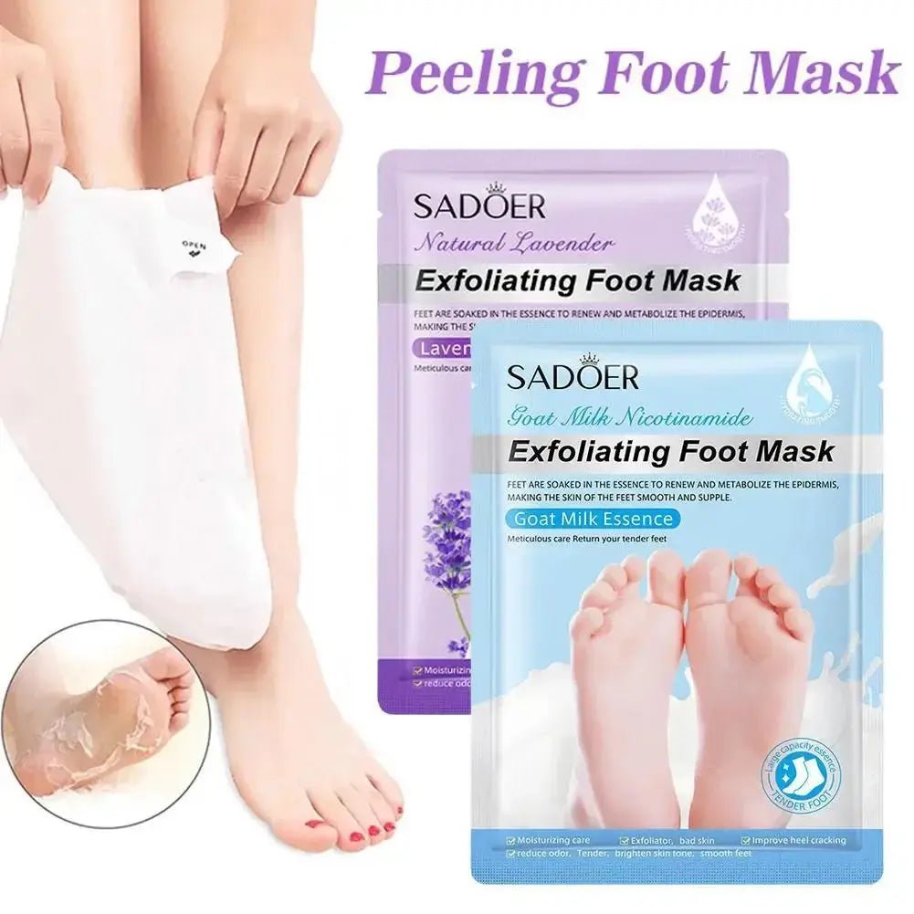1 Pair Exfoliating Feet Mask Exfoliating Foot Peel Mask Socks PedicureTransform Your Skin with Exfoliating Feet Mask



Description:
A Series of Foot Problems,Dead Skin and Callus,Dry and Rough,Sallow and Dull

Mild Lactic Acid 、SoftenNovaCartNovacartExfoliating Feet Mask