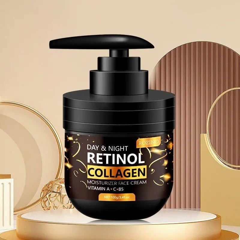 100G Retinol Collagen Radiant Moisturizing Silky Cream, 1 Count Hydrat【Deep Hydration】: With its waterfall water refill feature, the cream ensures a continuous supply of moisture, keeping your skin deeply hydrated throughout the day anNovaCartNovacartRetinol Collagen