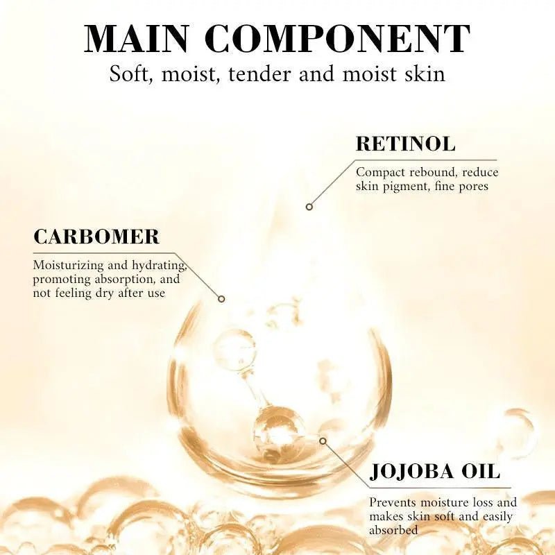 100G Retinol Collagen Radiant Moisturizing Silky Cream, 1 Count Hydrat【Deep Hydration】: With its waterfall water refill feature, the cream ensures a continuous supply of moisture, keeping your skin deeply hydrated throughout the day anNovaCartNovacartRetinol Collagen