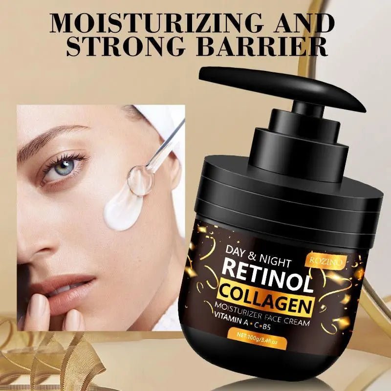 100G Retinol Collagen Radiant Moisturizing Silky Cream, 1 Count Hydrat【Deep Hydration】: With its waterfall water refill feature, the cream ensures a continuous supply of moisture, keeping your skin deeply hydrated throughout the day anNovaCartNovacartRetinol Collagen