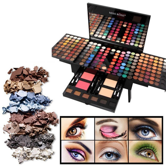 180 Colors Eyes Shadow Blush Set Personalized Piano - shaped Makeup Palette Box - Novacart