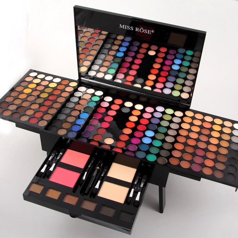 180 Colors Eyes Shadow Blush Set Personalized Piano - shaped Makeup Palette Box - Novacart
