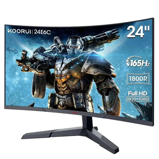 24 Inch 165Hz Curved Gaming Monitor for High-Quality Gaming Experience【1800R curved gaming monitor】The165Hz refresh rate delivers a seamlessly immersive visual experience, bringing your games to life with unparalleled fluidity. 
 
 【DCNovaCartNovacart24 Inch 165Hz Curved Gaming Monitor