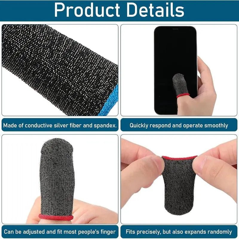 40 Count Gaming Finger Sleeve for Gaming Thumb Sleeves Mobile Gaming FNovaCartNovacartGaming Finger Sleeve