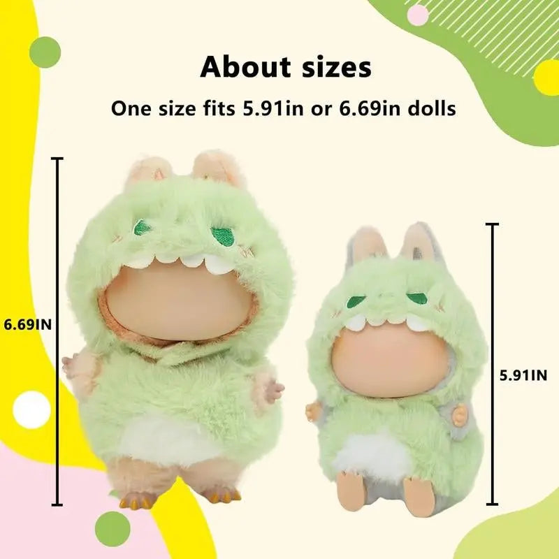 6.69Inch Doll Clothes for LAB, Animal Pretend Clothes, Cute 3D Shark D【Fits Most 17cm Dolls – Cute &amp; Universal】
Designed to fit 17cm (6.7-inch) collectible dolls, this outfit works with a variety of fantasy-style or chibi figures (NovaCartNovacart6.69Inch Doll Clothes