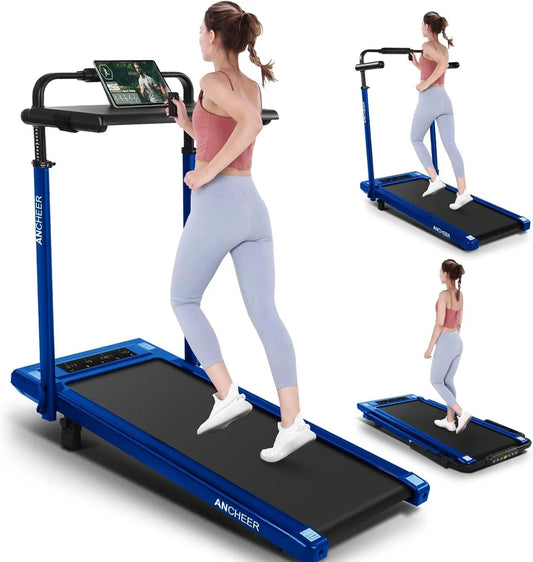 ANCHEER Treadmill with Desk Workstation& Adjustable Height, 8 in 1 FolInnovative 2-in-1 Treadmill: This Ancheer treadmill has 2 distinct functions. You can place the treadmill under your desk/table, and enjoy a walk at a speed of 1 to ANCHEERNovacartANCHEER Treadmill with Desk Workstation