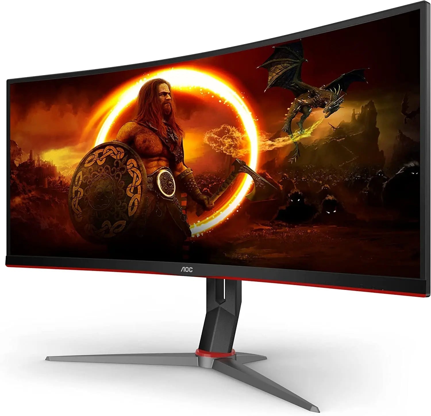 AOC CU34G2X 34" Curved Frameless Immersive Gaming Monitor, Ultrawide Q34" Class (34" Viewable) AOC Gaming G2 Series monitor with 3440x1440 Ultra wide Quad HD (2K+) resolution VA panel. Pixel Pitch: 0.23175.Response time:1.0 millisecondTPV TechnologyNovacartAOC CU34G2X