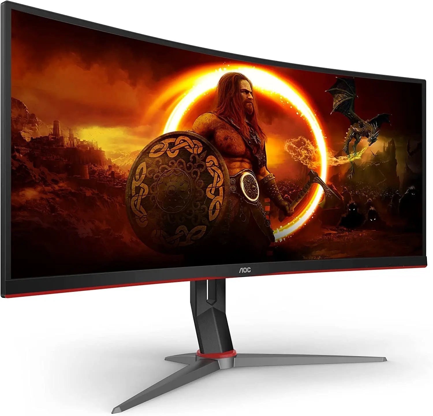AOC CU34G2X 34" Curved Frameless Immersive Gaming Monitor, Ultrawide Q34" Class (34" Viewable) AOC Gaming G2 Series monitor with 3440x1440 Ultra wide Quad HD (2K+) resolution VA panel. Pixel Pitch: 0.23175.Response time:1.0 millisecondTPV TechnologyNovacartAOC CU34G2X