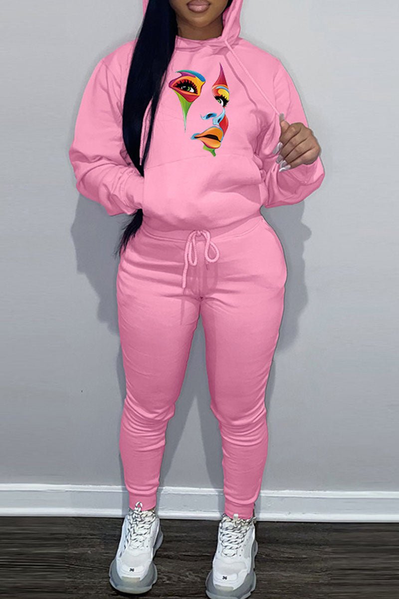 Autumn New Fashion Temperament Hooded Sweater Trousers Suit - Novacart