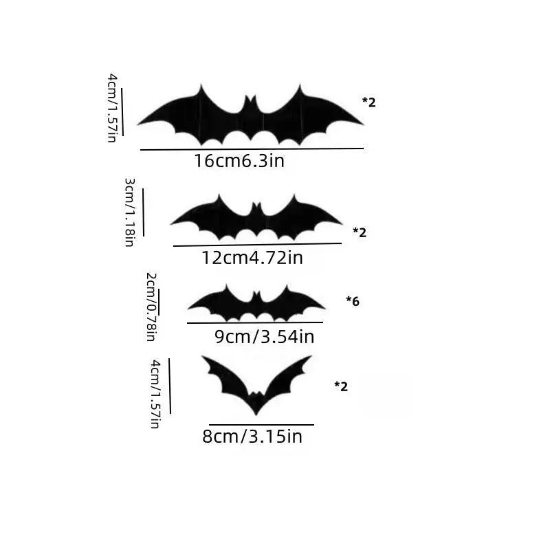 Bougerv 3D Bat Design LED Decorations 12Pcs/24Pcs Set Spooky Ornaments🎃 Transform Your Space with BougeRV 3D Bat Design LED Decorations! 🎃
✨ Elevate Your Halloween Décor ✨
BougeRV offers 12pcs/24pcs sets of 3D bat design LED decoratiNovaCartNovacartBougerv 3D Bat Design