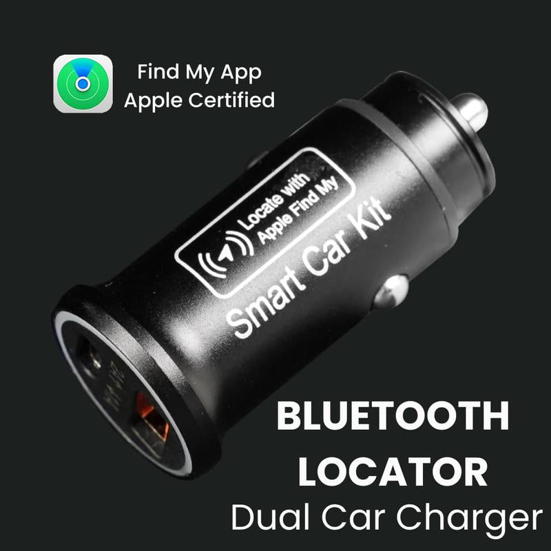 Car Charger with GPS Tracker Dual USB C PD Fast Charging 30W per Port Real Time Location anti Theft Device for Ios Android - Novacart