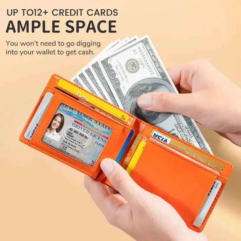 Carbon Fiber Ultra-Thin Men'S Wallet,11 Card Slots Anti-Scan RFID Shie✅ 【RFID anti-theft technology】
Built-in high-density carbon fiber shielding layer, effectively blocking 13.56MHz frequency band signals, preventing electronic scanniNovaCartNovacartCarbon Fiber Ultra-Thin Wallet