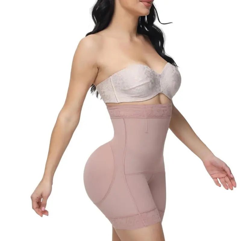Chiccurve Women'S Slimming Butt Lifter High Waist Seamless Shorts ComfFeatures for this tummy control shapewear shorts for women:

The high waist design provides optimum tummy control and waist shaping, enhancing your hips and lift youNovaCartNovacartWomen'S Slimming Butt Lifter