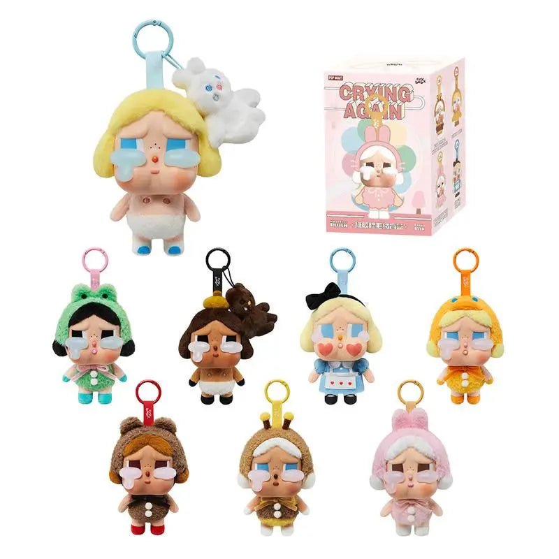 CRYBABY Crying Again Series-Vinyl Face Plush Blind Box, Mystery BoxDesigner: POP MART
Release Date: November, 2024
Material: ABS/PVC
Manufacturer recommended age: 15 years and up
Blind Box: All items are figurine products with diffeNovaCartNovacartCrying Again Series-Vinyl Face Plush