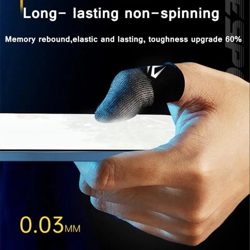 Dual Color Gaming Finger Gloves, 2 Pairs Finger Sleeves with Storage B【Storage Box Included】: Convenient for storage and keeps the gloves organized.
【Versatile Gaming Accessory】: While optimized for mobile gaming, the dual color gamingNovaCartNovacartDual Color Gaming Finger Gloves