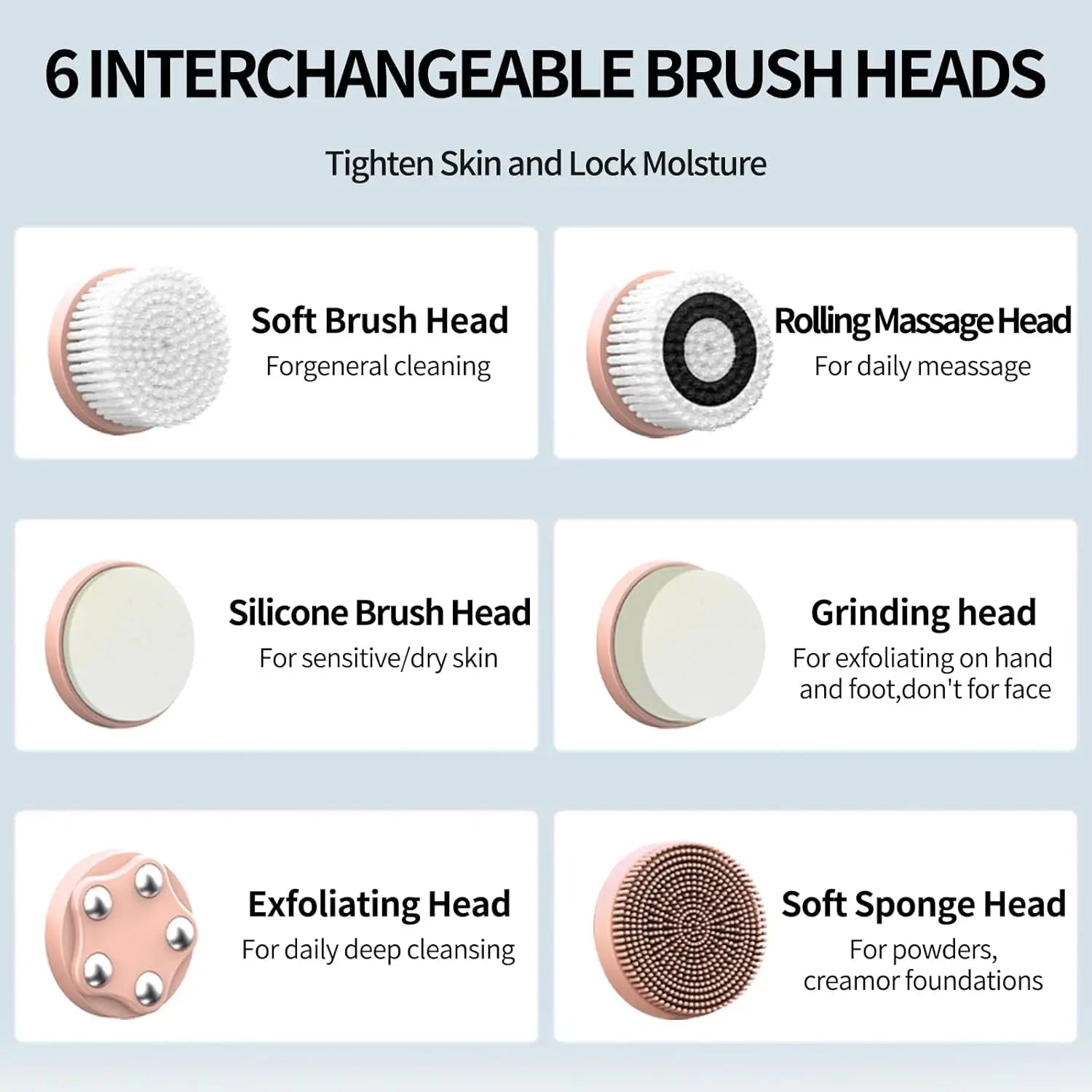 Electric Facial Cleansing Brush, 8-In-1 Face Cleansing Brush with Hot TRANSFORM YOUR DAILY ROUTINE INTO A SPA-LIKE EXPERIENCE: Our multifunctional electric facial brush is your ticket to salon-quality beauty care in the comfort of yourViQureNovacartElectric Facial Cleansing Brush