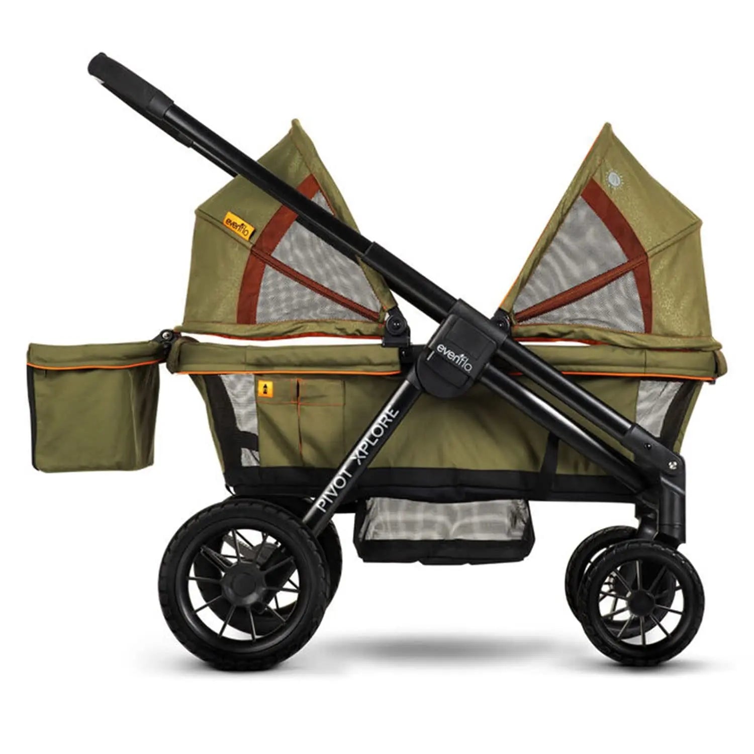 Evenflo Pivot Xplore All-Terrain Stroller Wagon (Ranger Green)53% Steel
Imported
GET TWO RIDES IN ONE: Change from push to pull mode with a flip of the 3-position telescoping handle, which adjusts easily to suit a parent’s heig90-day-limitedNovacartEvenflo Pivot Xplore