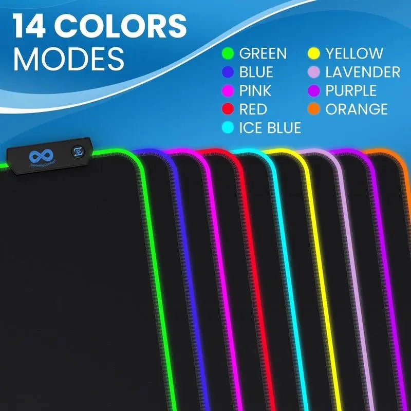 Everlasting Comfort Gaming Mouse Pad - Extra Long Desk Pad with MousepMAXIMIZES YOUR GAMING SPACE: Our large gaming mouse pad measures 31.5x11.8 inches (80x30cm), big enough to place your gaming keyboard and gaming mouse, with ample spNovaCartNovacartGaming Mouse Pad