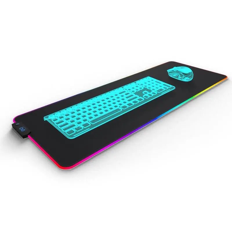 Everlasting Comfort Gaming Mouse Pad - Extra Long Desk Pad with MousepMAXIMIZES YOUR GAMING SPACE: Our large gaming mouse pad measures 31.5x11.8 inches (80x30cm), big enough to place your gaming keyboard and gaming mouse, with ample spNovaCartNovacartGaming Mouse Pad