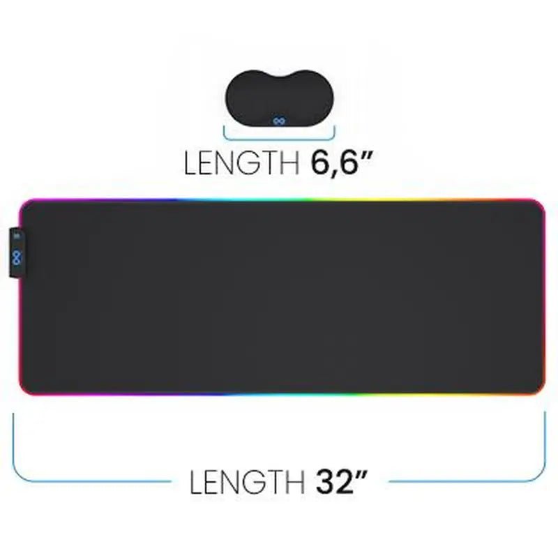 Everlasting Comfort Gaming Mouse Pad - Extra Long Desk Pad with MousepMAXIMIZES YOUR GAMING SPACE: Our large gaming mouse pad measures 31.5x11.8 inches (80x30cm), big enough to place your gaming keyboard and gaming mouse, with ample spNovaCartNovacartGaming Mouse Pad