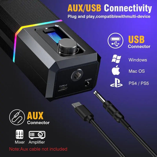 Facmogu HK2 Gaming Microphone, USB Dynamic Gaming Microphone for PC, C【Double Noise Cancellation】 The USB computer microphone with denoising technology, press the button on the back of mic to turn on the noise-reducing mode, which can NovaCartNovacartGaming Microphone