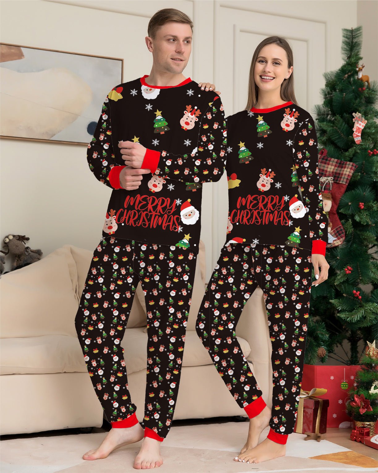 Family Christmas Matching Pajamas Set Christmas Pajamas For Family Christmas PJS Xmas Sleepwear - Novacart