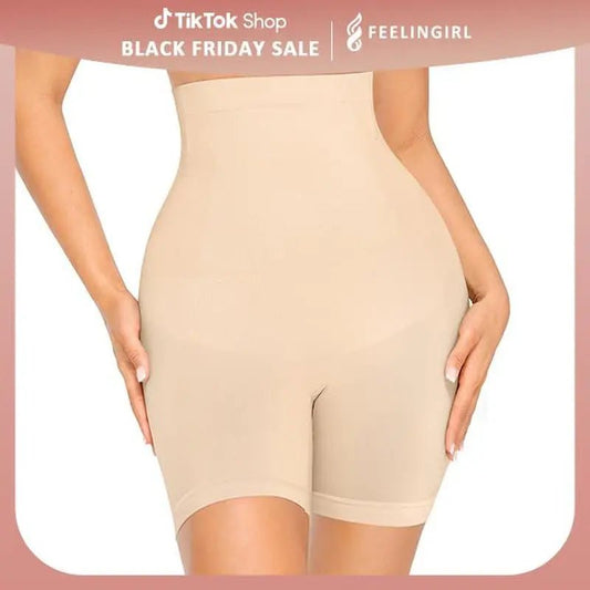 Feelingirl Tummy Control Comfort Basic Shapewear Shorts Body Shaper foCOMFORT &amp; CONTROL: Our high-waisted tummy control shapewear provides excellent coverage and support, effortlessly tucking your tummy and smoothing your back. MadNovaCartNovacartFeelingirl Tummy Control