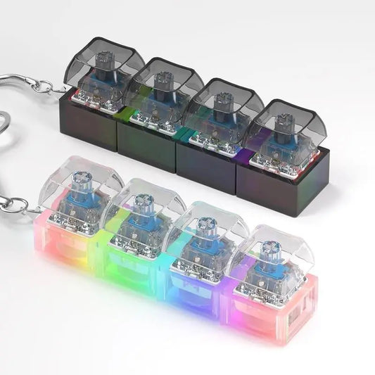 Fidget Toys, LED Keyboard Keychain, Fingertip Clicker, Stress Relief KNovaCartNovacartFidget Toys