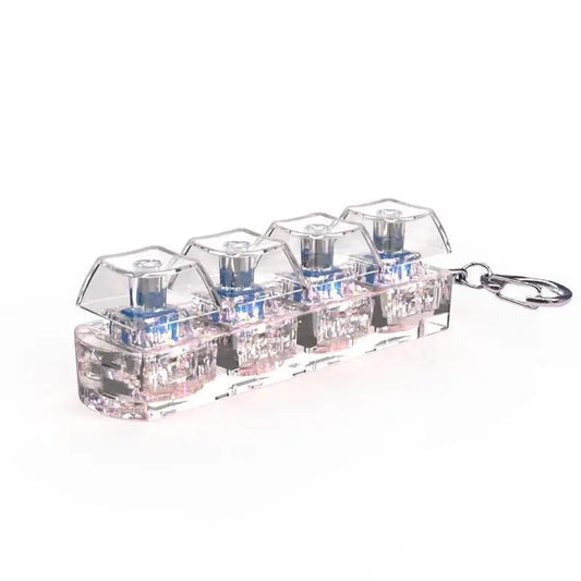 Fidget Toys, LED Keyboard Keychain, Fingertip Clicker, Stress Relief KNovaCartNovacartFidget Toys