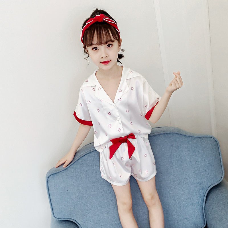 Girls summer cartoon pajamas set - Novacart