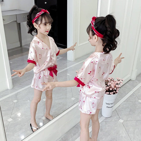 Girls summer cartoon pajamas set - Novacart