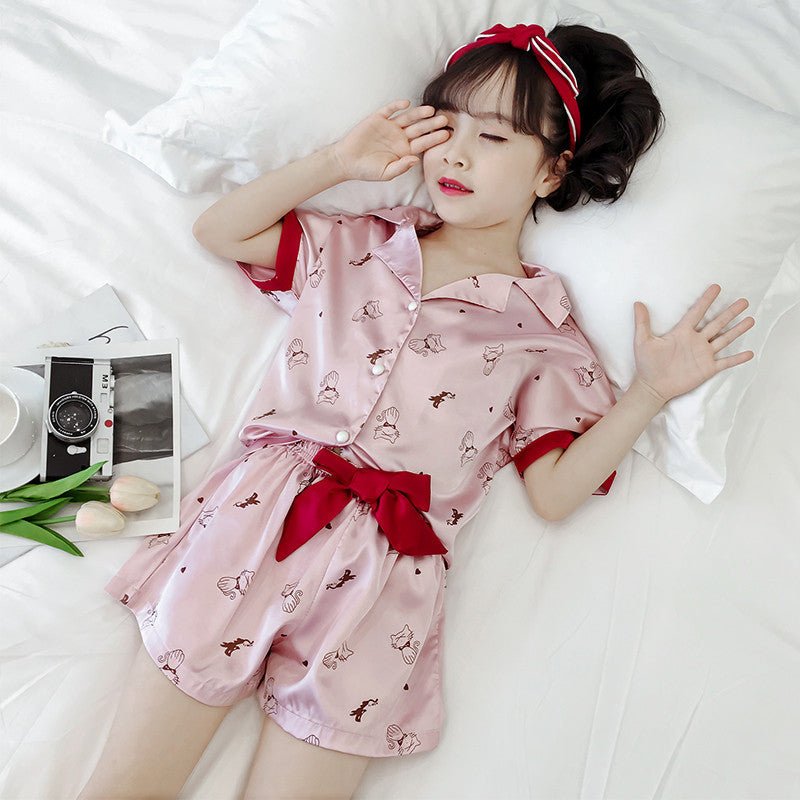 Girls summer cartoon pajamas set - Novacart