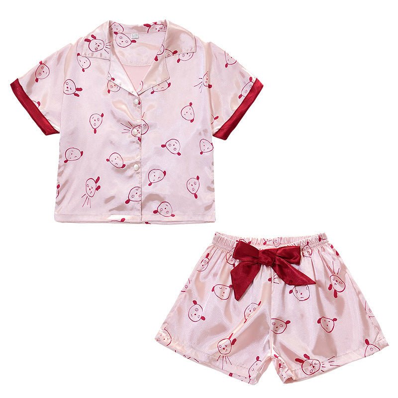 Girls summer cartoon pajamas set - Novacart