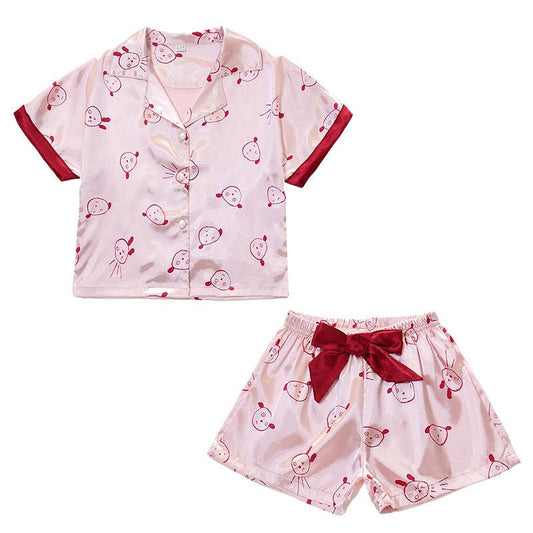 Girls summer cartoon pajamas set - Novacart