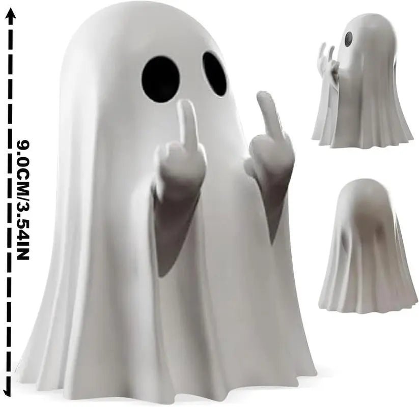 Halloween Ghost Figurine – Spooky Resin Middle Finger Ghost Decor | Cu🎃 Halloween Ghost Figurine – Spooky Resin Middle Finger Ghost Decor
✨ Cute &amp; Edgy Design ✨
This Halloween Ghost Figurine is a unique blend of cuteness and edginNovaCartNovacartHalloween Ghost Figurine