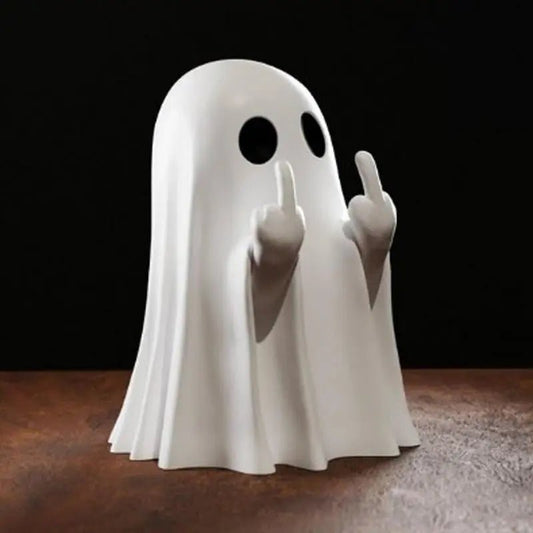 Halloween Ghost Figurine – Spooky Resin Middle Finger Ghost Decor | Cu🎃 Halloween Ghost Figurine – Spooky Resin Middle Finger Ghost Decor
✨ Cute &amp; Edgy Design ✨
This Halloween Ghost Figurine is a unique blend of cuteness and edginNovaCartNovacartHalloween Ghost Figurine