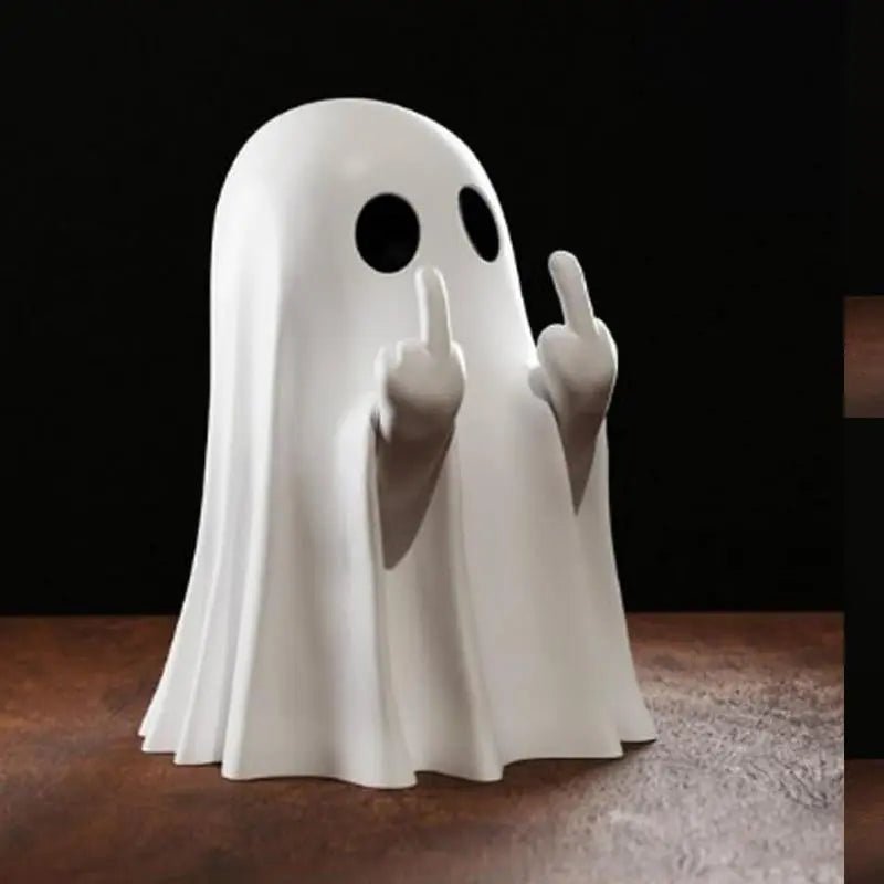 Halloween Ghost Figurine – Spooky Resin Middle Finger Ghost Decor | Cu🎃 Halloween Ghost Figurine – Spooky Resin Middle Finger Ghost Decor
✨ Cute &amp; Edgy Design ✨
This Halloween Ghost Figurine is a unique blend of cuteness and edginNovaCartNovacartHalloween Ghost Figurine