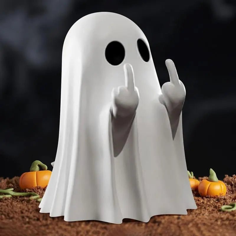 Halloween Ghost Figurine – Spooky Resin Middle Finger Ghost Decor | Cu🎃 Halloween Ghost Figurine – Spooky Resin Middle Finger Ghost Decor
✨ Cute &amp; Edgy Design ✨
This Halloween Ghost Figurine is a unique blend of cuteness and edginNovaCartNovacartHalloween Ghost Figurine