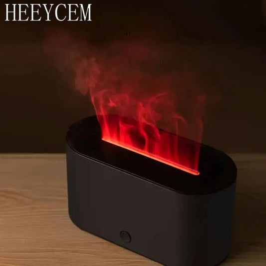 HEEYCEM LED Flame Aromatherapy Diffuser, USB Powered Simulated Flame CNovaCartNovacartHEYCEM LED Flame