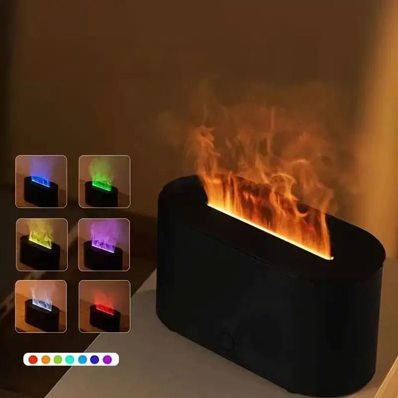 HEEYCEM LED Flame Aromatherapy Diffuser, USB Powered Simulated Flame CNovaCartNovacartHEYCEM LED Flame