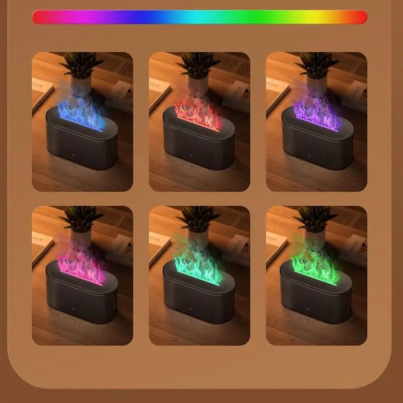 HEEYCEM LED Flame Aromatherapy Diffuser, USB Powered Simulated Flame CNovaCartNovacartHEYCEM LED Flame