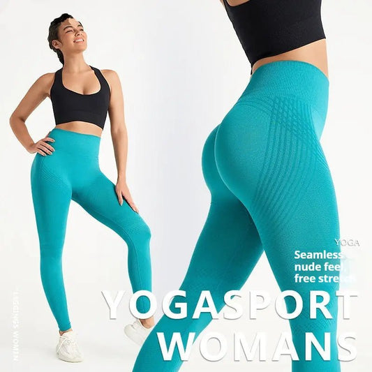 High Waist Hip Lift Exercise Workout Pants - Novacart