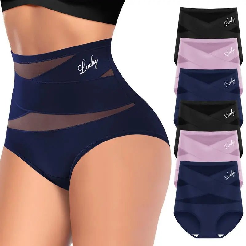 High-Waisted Letter Print Underwear,Cross Support Tummy Control Pantie8-Count High-Waisted Tummy-Control Brief Set
Designed for young women prioritizing sleek support and comfort. Lightweight fabric adapts to active lifestyles year-rouNovaCartNovacartHigh-Waisted Tummy Control