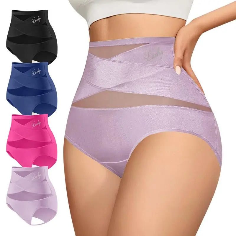 High-Waisted Letter Print Underwear,Cross Support Tummy Control Pantie8-Count High-Waisted Tummy-Control Brief Set
Designed for young women prioritizing sleek support and comfort. Lightweight fabric adapts to active lifestyles year-rouNovaCartNovacartHigh-Waisted Tummy Control