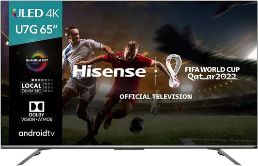 Hisense ULED Premium 65U7G QLED Series 65-Inch Android 4K Smart TV wit4K ULED: Like 4K great, but better. The 65U7G has our exclusive ULED technologies. They boost color, contrast, brightness, motion we could go on. It’s the TV your olHisenseNovacartHisense ULED Premium