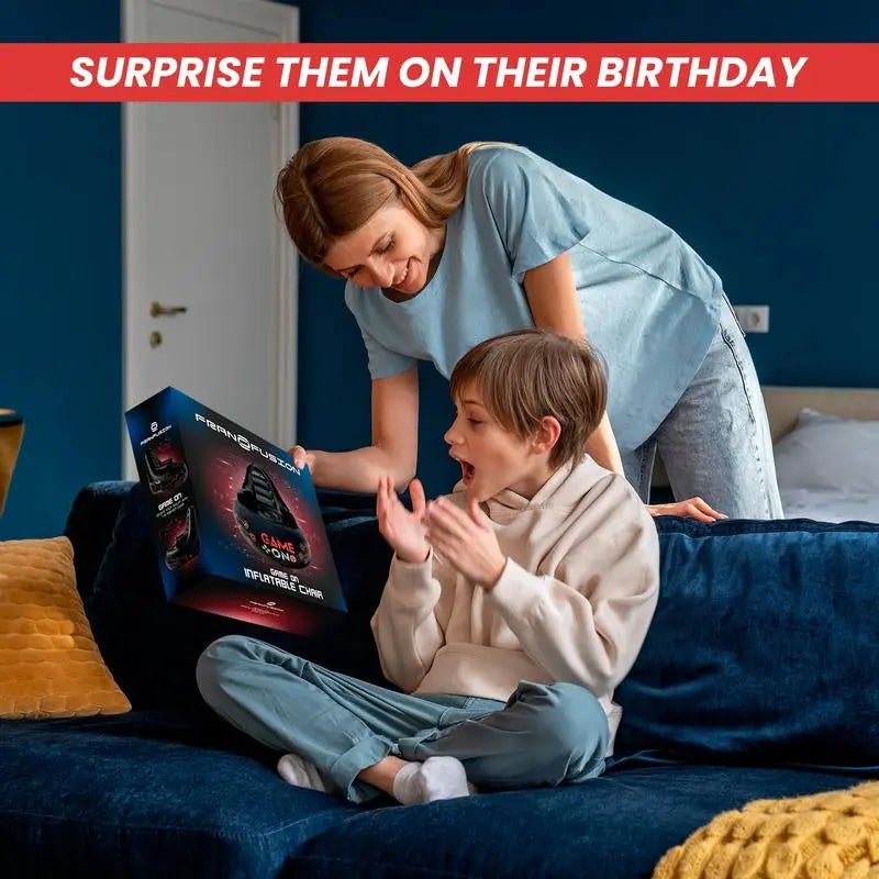 Huge Inflatable Gaming Chairs for Adults, Kids & Teens of All Ages - wPlaying video games has never been this fun! Our FranFusion gaming chair, with an inflated size of 46.9x43.6x39.5 inches, holds up to 220 pounds. Made from high-qualNovaCartNovacartHuge Inflatable Gaming Chairs