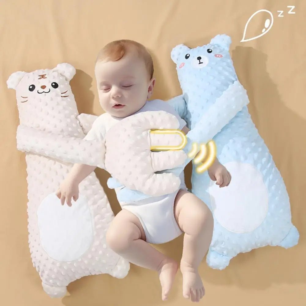 Infant Exhaust Pillow Hand Remote Controlled Soothing For Baby Sleep Cartoon Plush Toddler Comforting Hand - Novacart