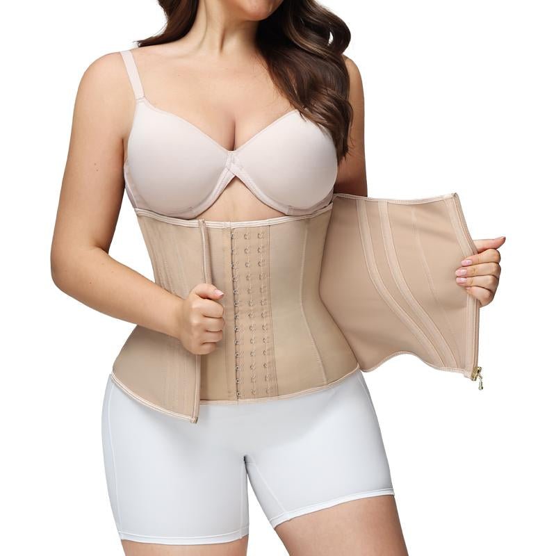 JOSHINE Waist Shapewear for Women Double - Layer Tummy Control Shapewear Workout Corset with Zipper - Novacart