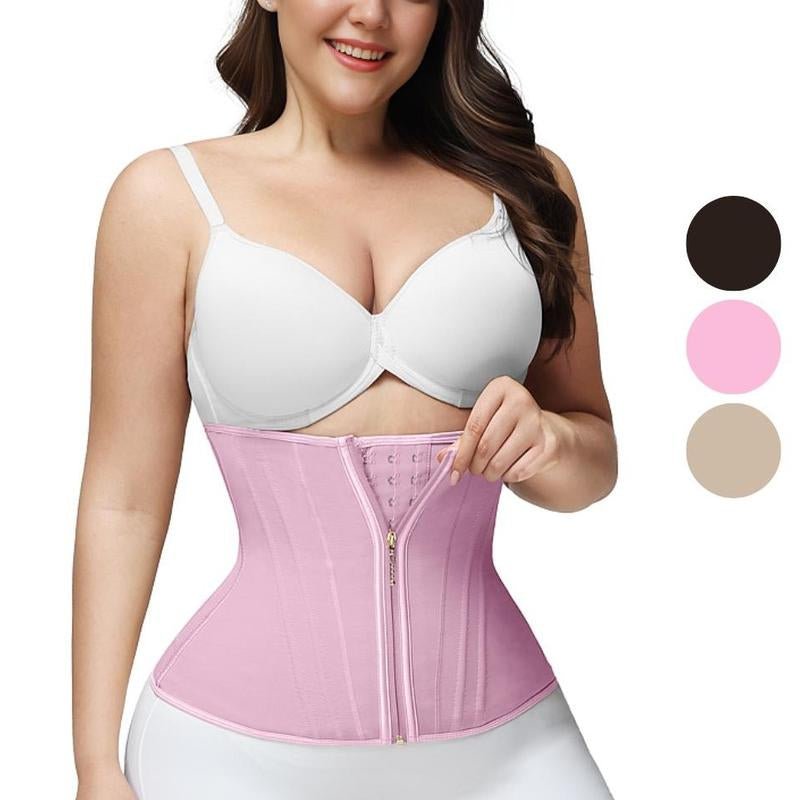 JOSHINE Waist Shapewear for Women Double - Layer Tummy Control Shapewear Workout Corset with Zipper - Novacart