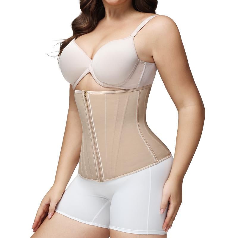 JOSHINE Waist Shapewear for Women Double - Layer Tummy Control Shapewear Workout Corset with Zipper - Novacart